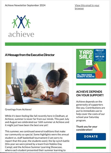News & Events - The Achieve Program